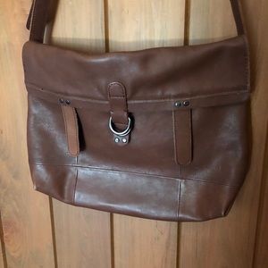 Lucky Brand Leather Messenger Bag